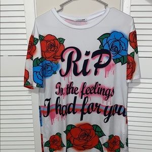 Longline Shirt/ T shirt Dress